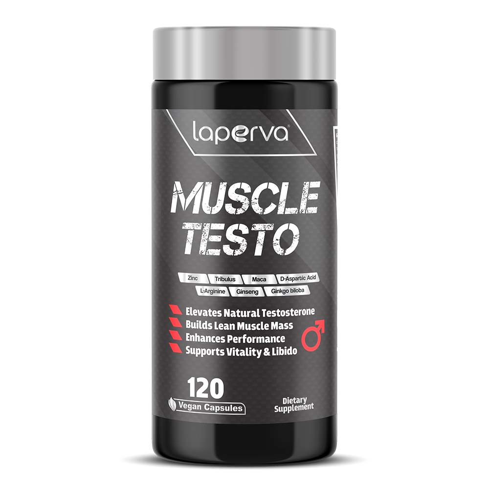 Laperva Muscle Testo Capsules, 120 Veggie Capsules