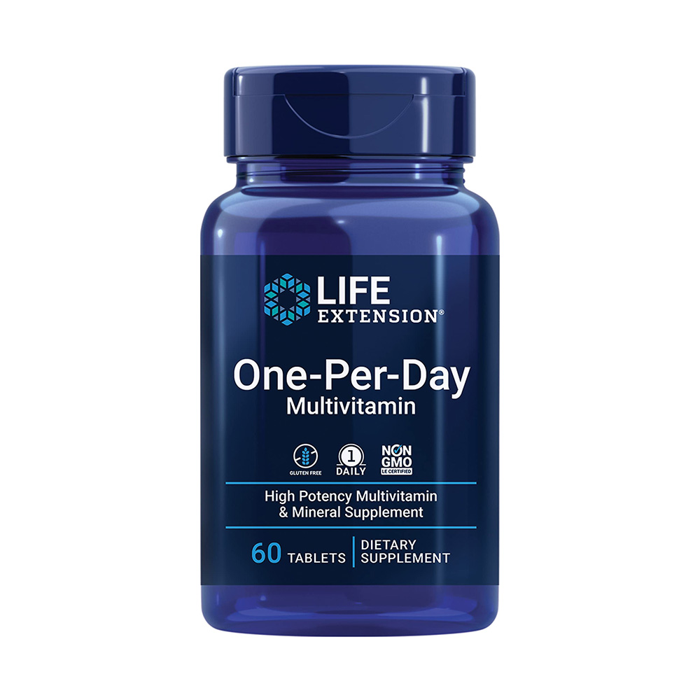 Life Extension One-Per-Day Multivitamin, 60 Tablets