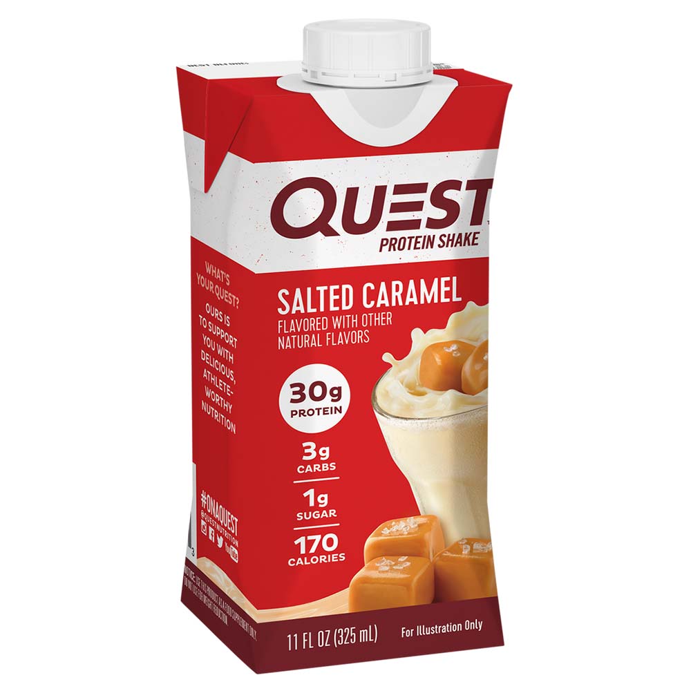 Quest Nutrition Protein Shake, Salted Caramel, 325 ML