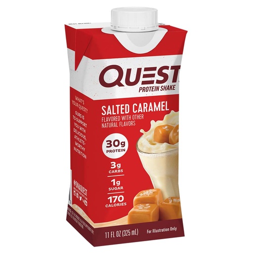 Quest Nutrition Protein Shake, Salted Caramel, 325 ML