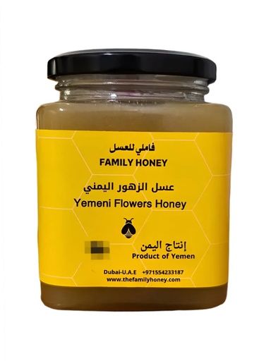 عسل زهور يمني عضوي